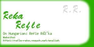 reka refle business card